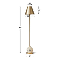 Uttermost Black Label Poise Buffet Lamp - Brass