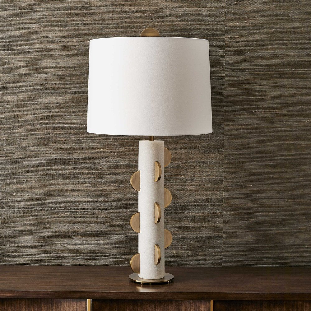 Uttermost Black Label Half Moon Table Lamp