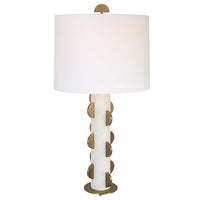 Uttermost Black Label Half Moon Table Lamp