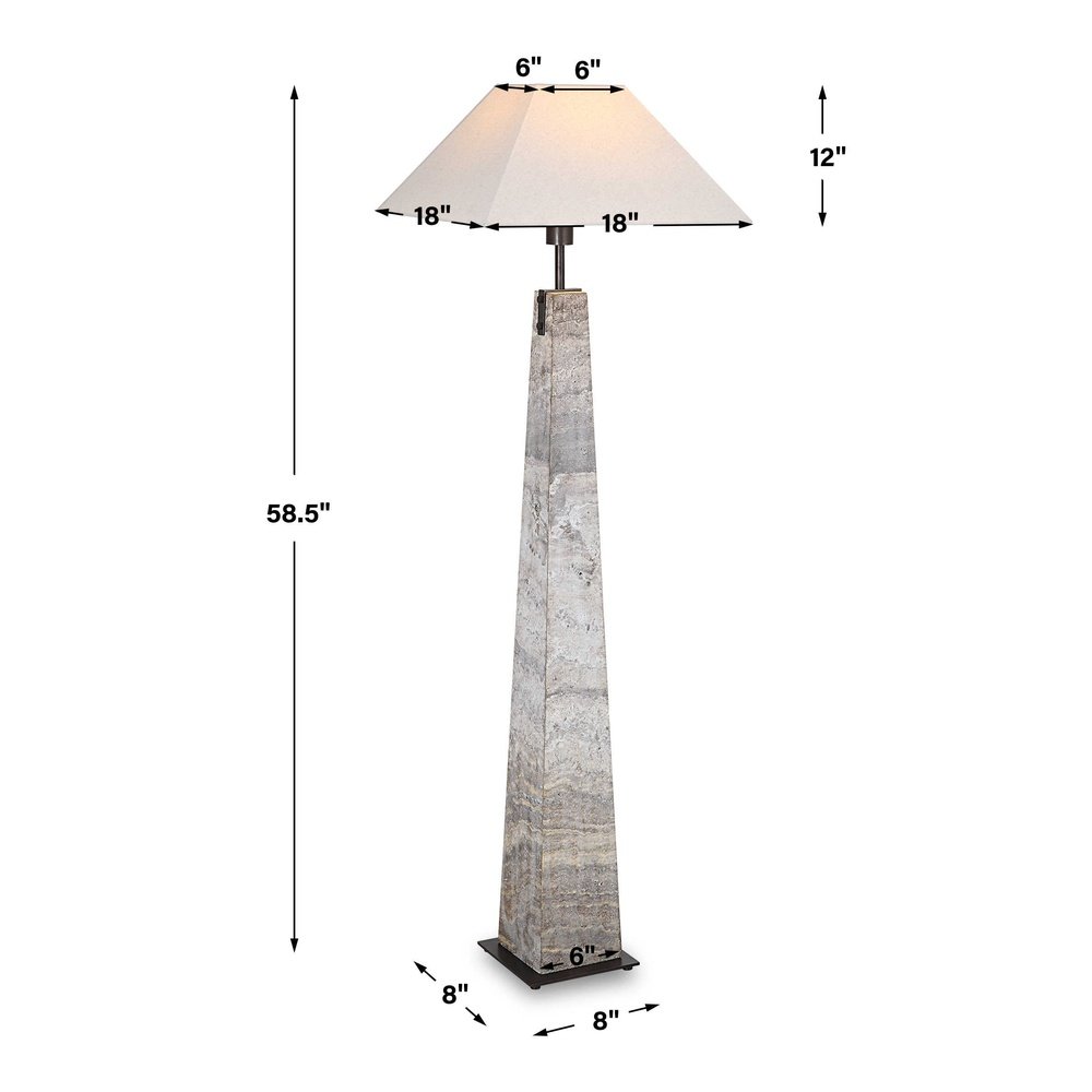 Uttermost Black Label Forged Beacon Floor Lamp