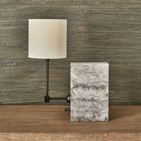 Uttermost Black Label On a Shelf Mini Lamp - Travertine/Bronze