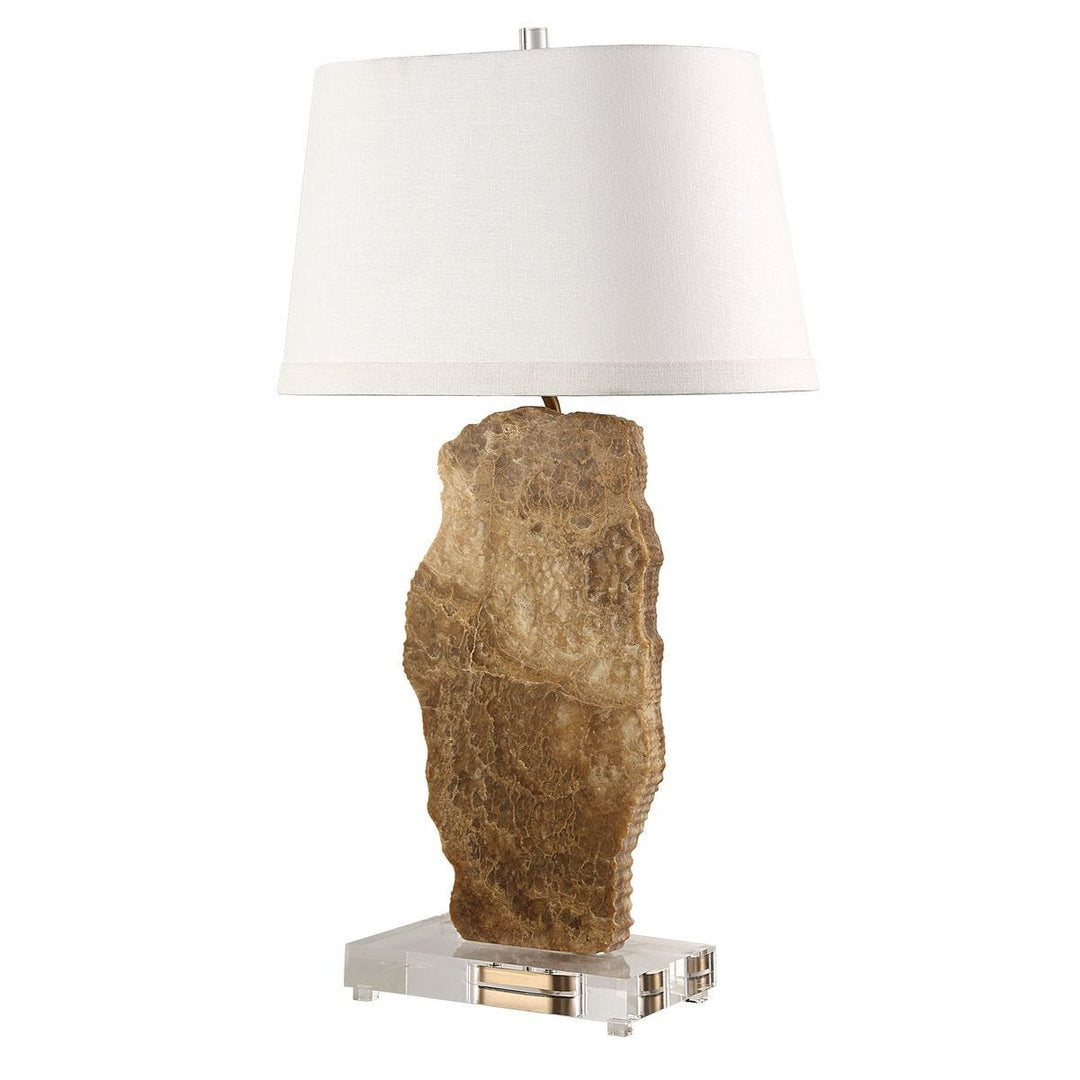 Slice Table Lamp - Latte Onyx