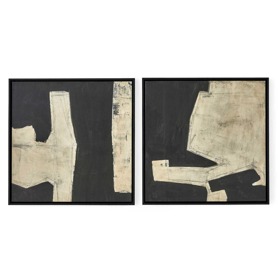 Transformation Set of 2 Framed Canvases