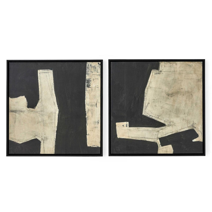 Transformation Set of 2 Framed Canvases