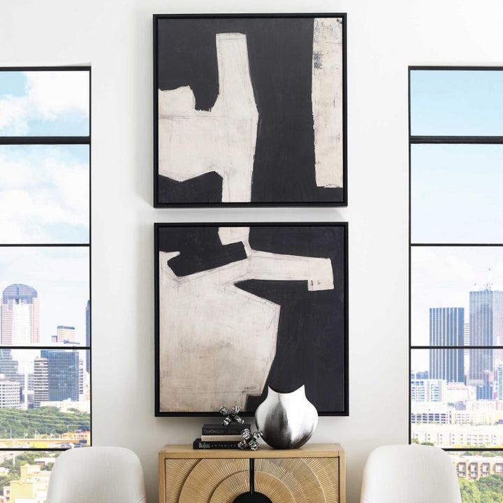 Transformation Set of 2 Framed Canvases