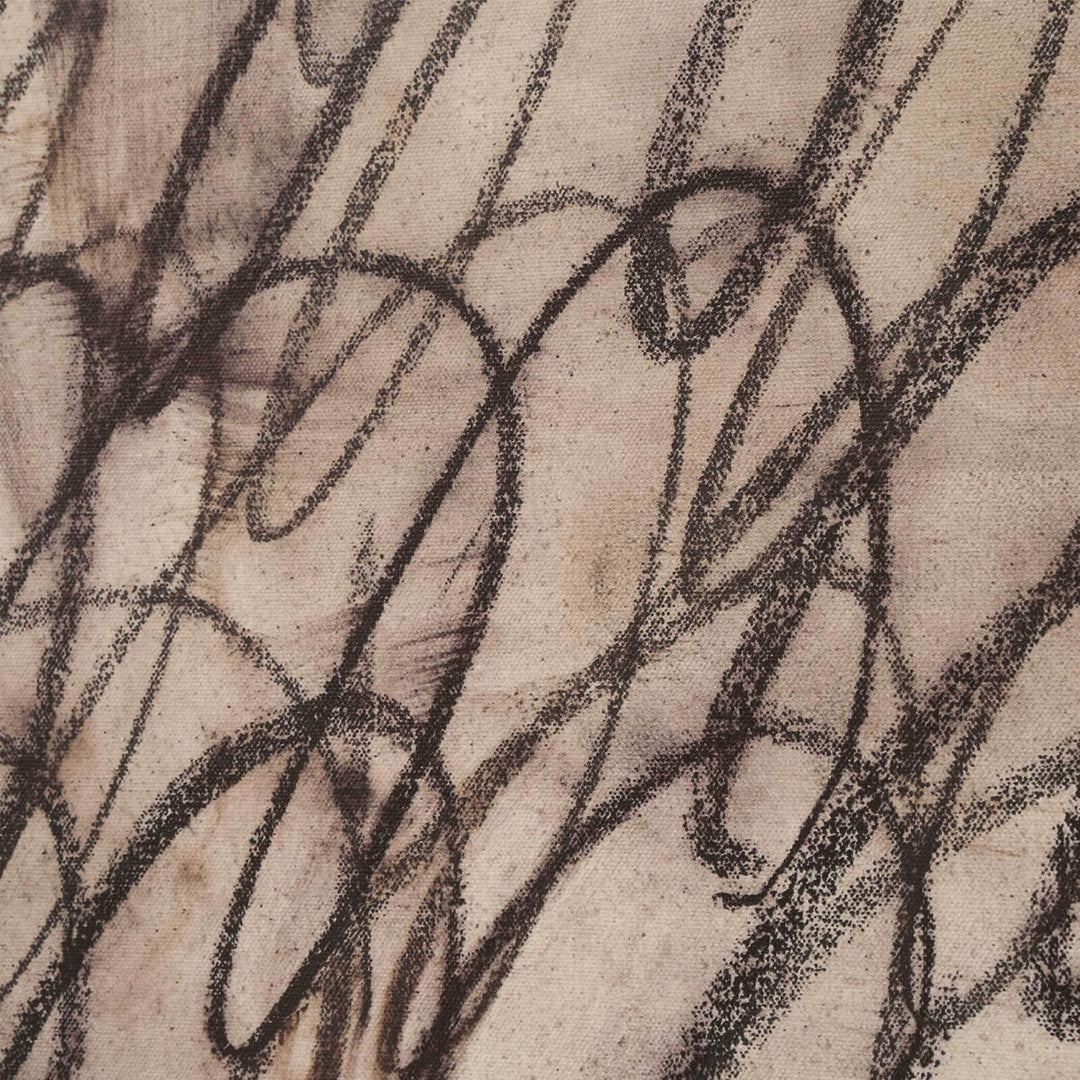 Cursive Framed Canvas