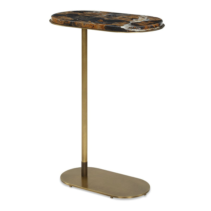 Lozenge Accent Table - Michelangelo Marble