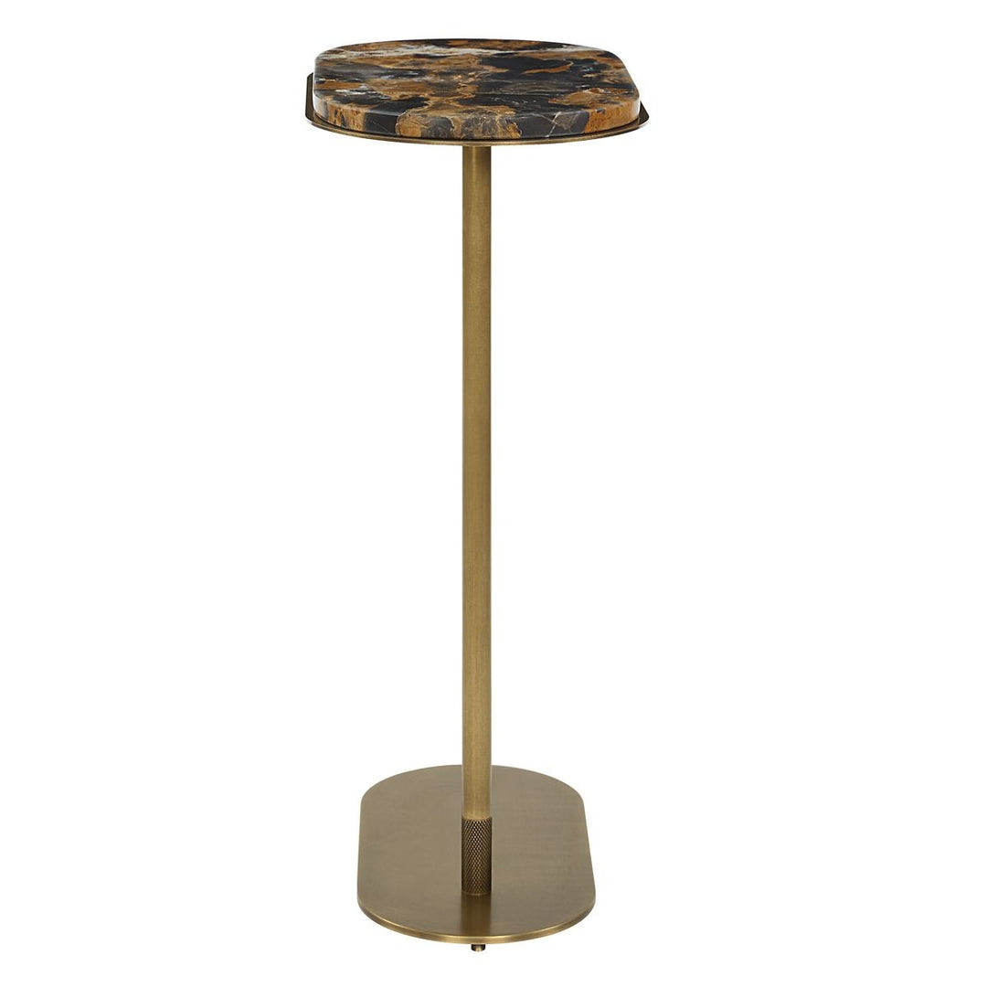 Lozenge Accent Table - Michelangelo Marble