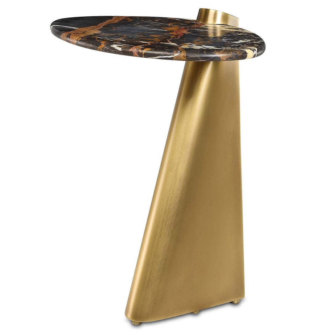 Strum Accent Table - Michelangelo Marble