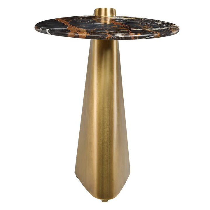 Strum Accent Table - Michelangelo Marble