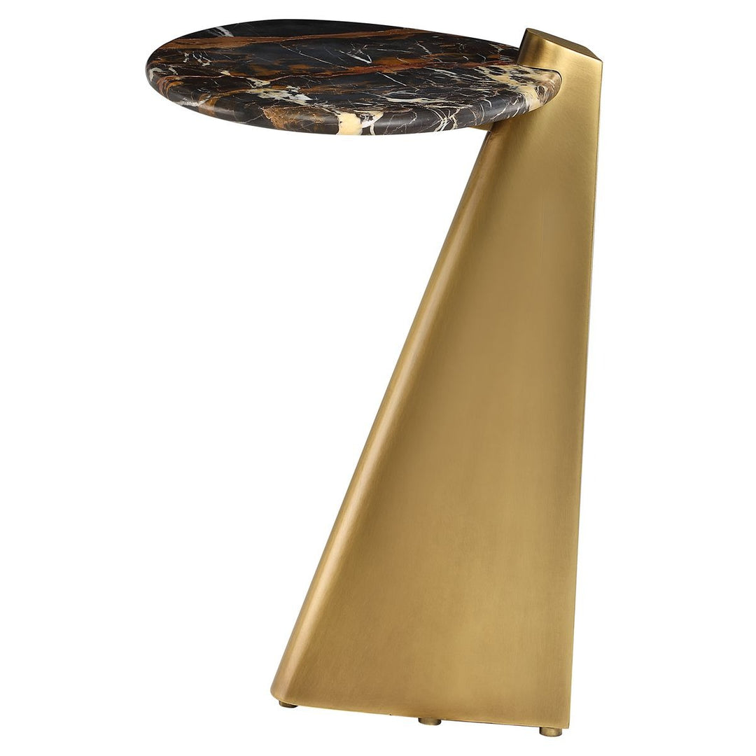 Strum Accent Table - Michelangelo Marble