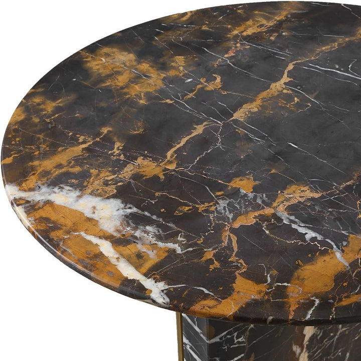 Joist Accent Table - Michelangelo Marble