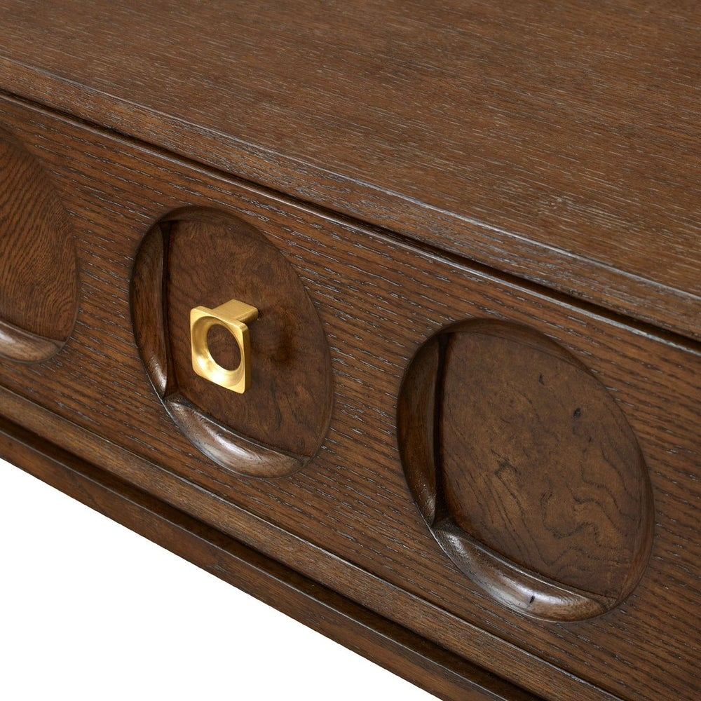 Roundabout Side Table - Cocoa Brown
