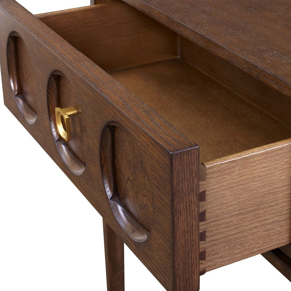Roundabout Side Table - Cocoa Brown
