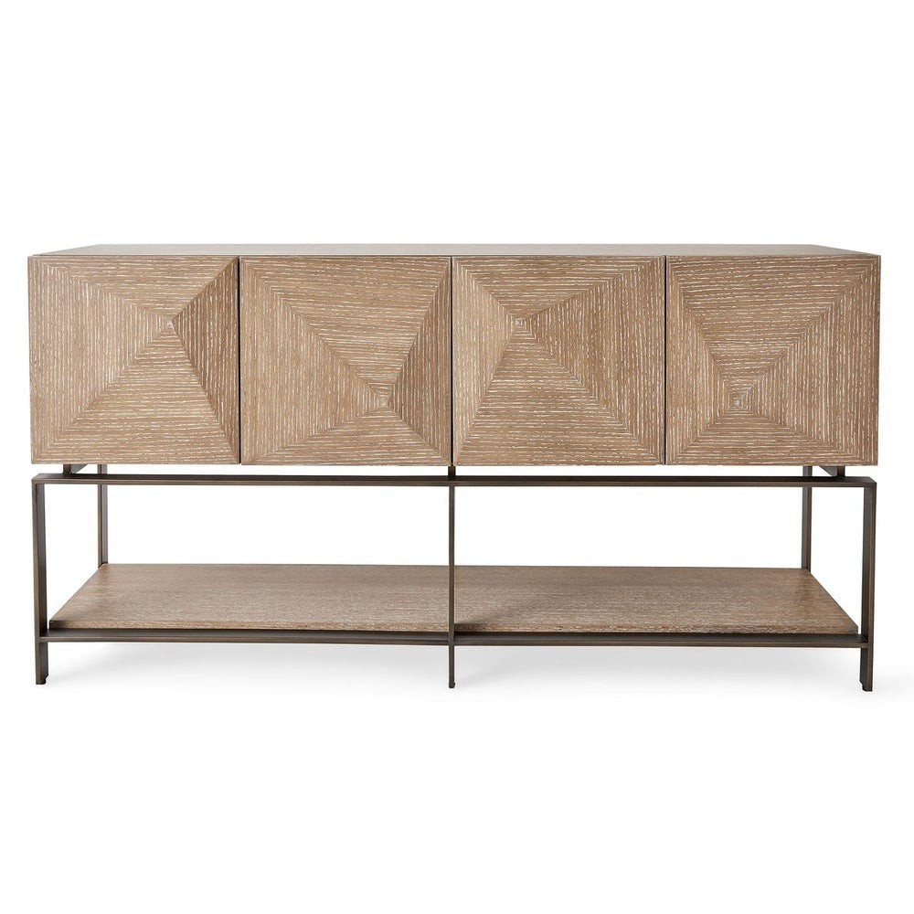 Trapezoid 4 Door Cabinet