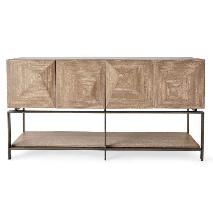 Trapezoid 4 Door Cabinet