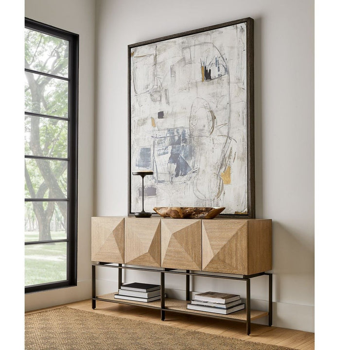 Trapezoid 4 Door Cabinet