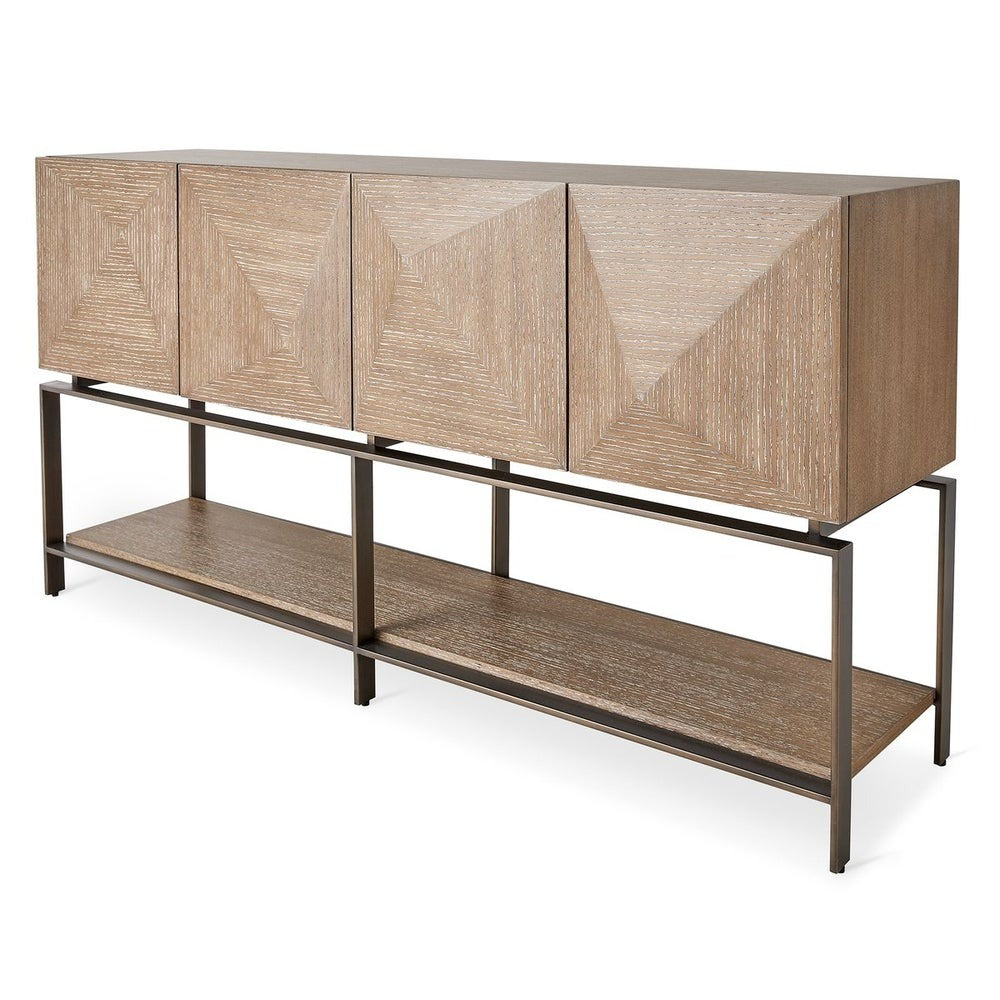 Trapezoid 4 Door Cabinet