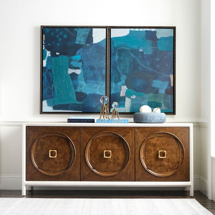 Roundabout 3 Door Cabinet - Cocoa Brown