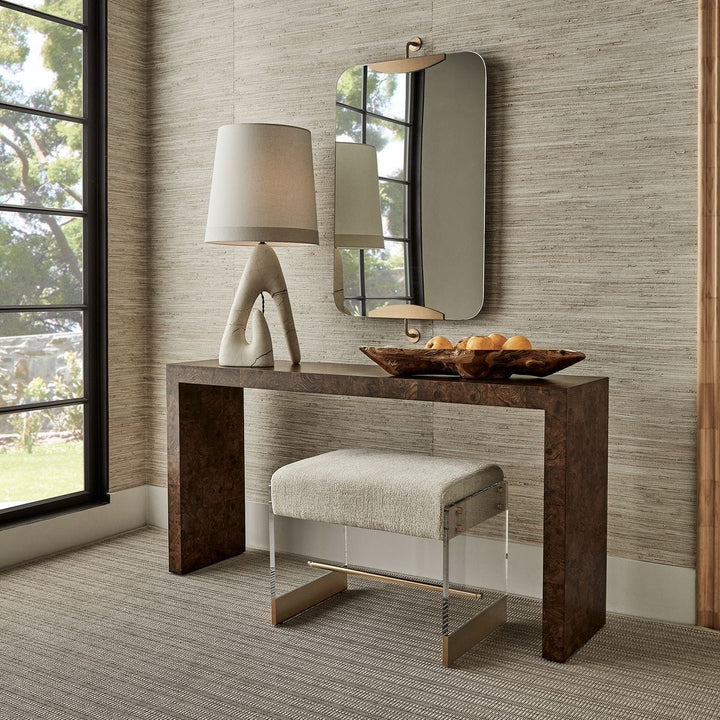 Ingrain Console Table - Cocoa Brown