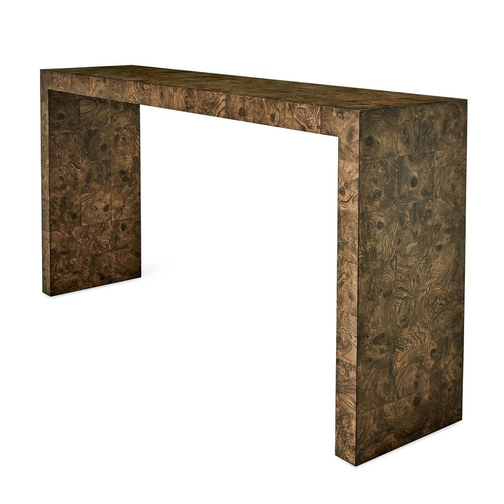 Ingrain Console Table - Cocoa Brown