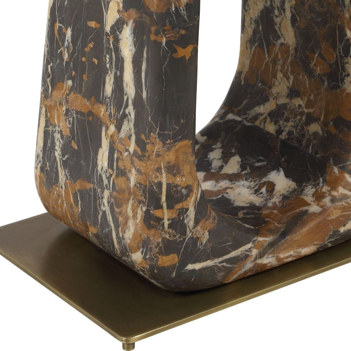 About Turn Console Table - Michelangelo Marble