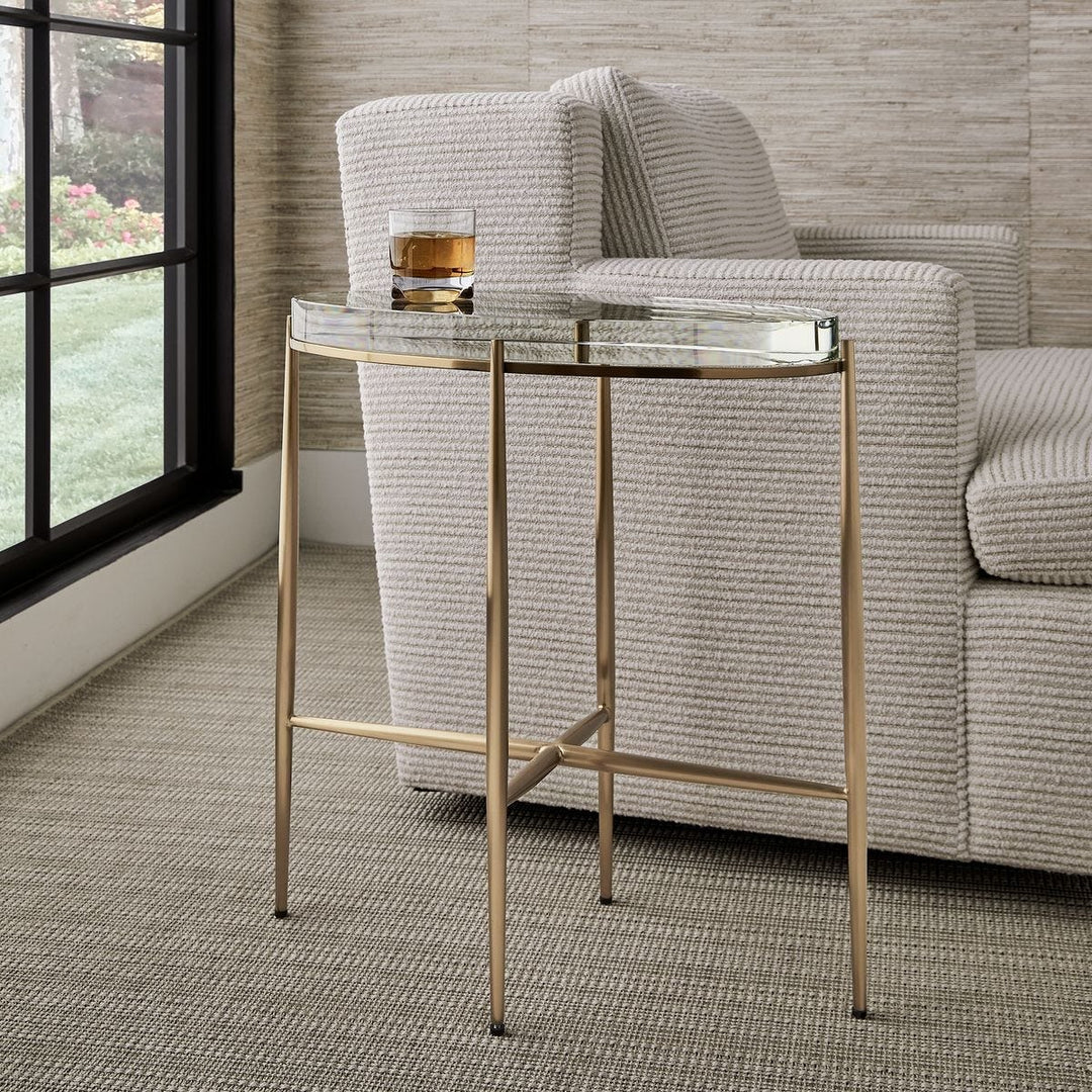 Crystal Clear Accent Table