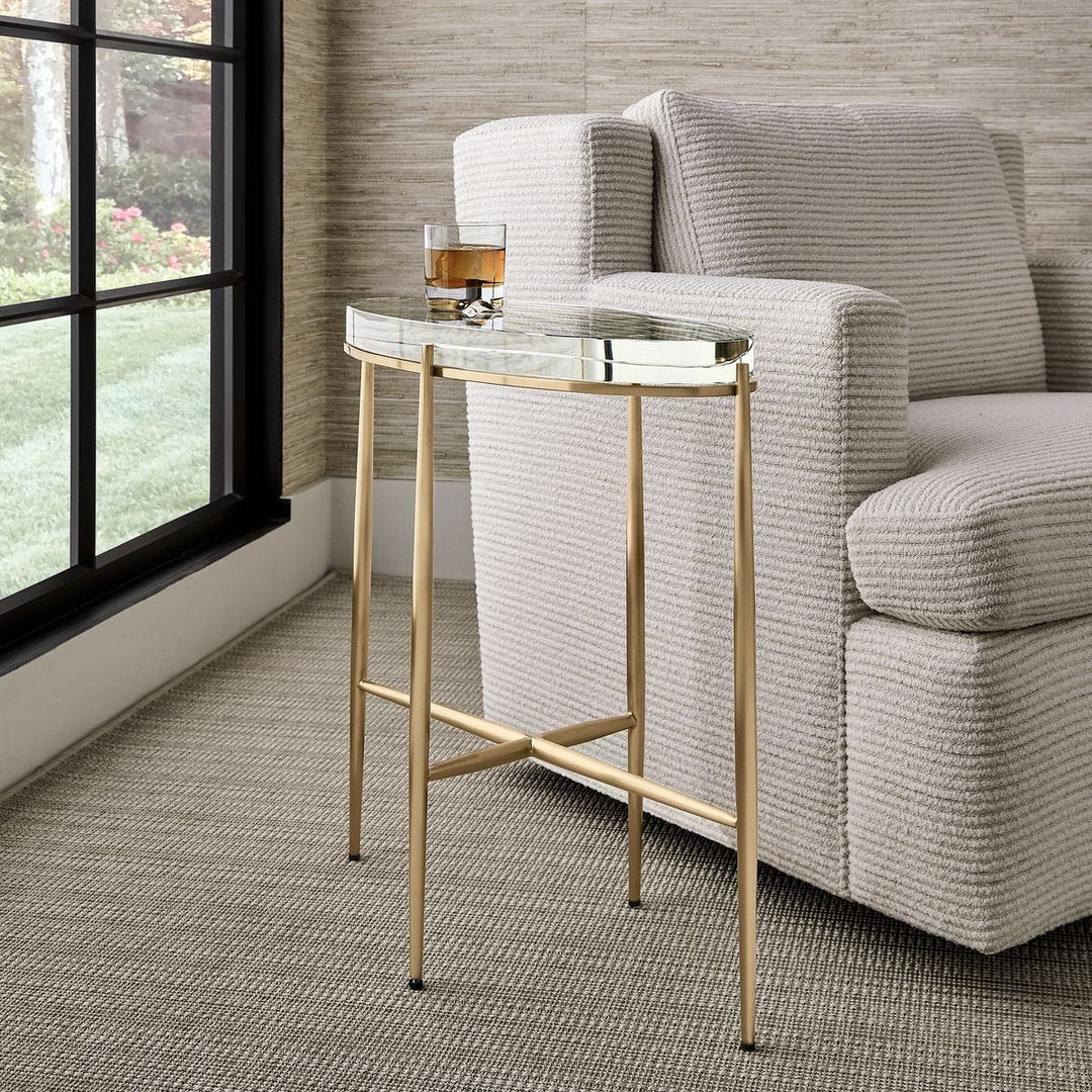 Crystal Clear Accent Table