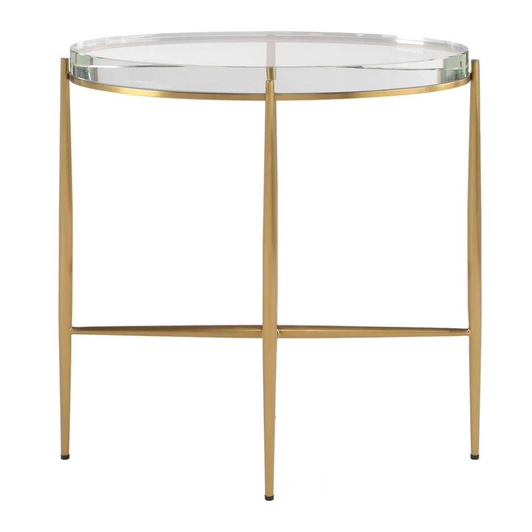 Crystal Clear Accent Table
