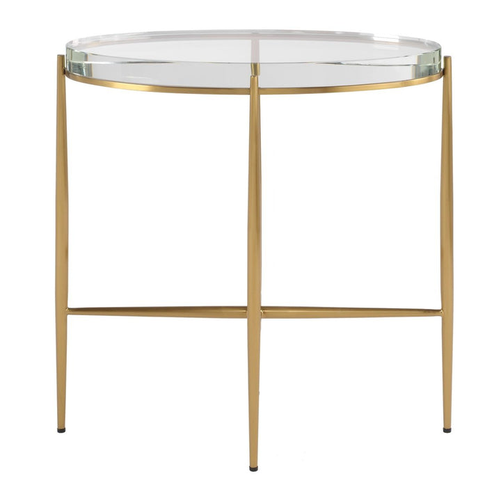 Crystal Clear Accent Table