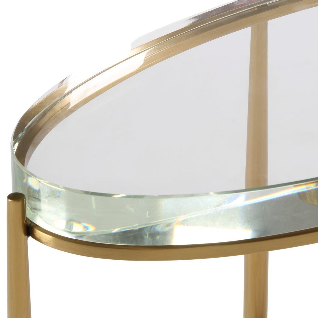Crystal Clear Accent Table
