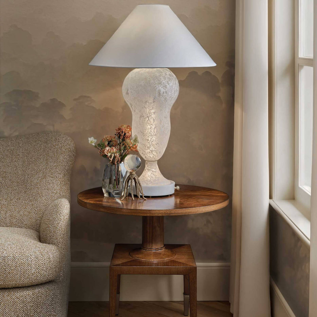 Put You On A Pedestal Side Table - Golden Brown