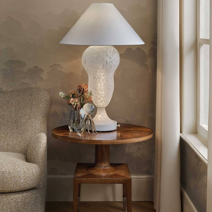 Put You On A Pedestal Side Table - Golden Brown