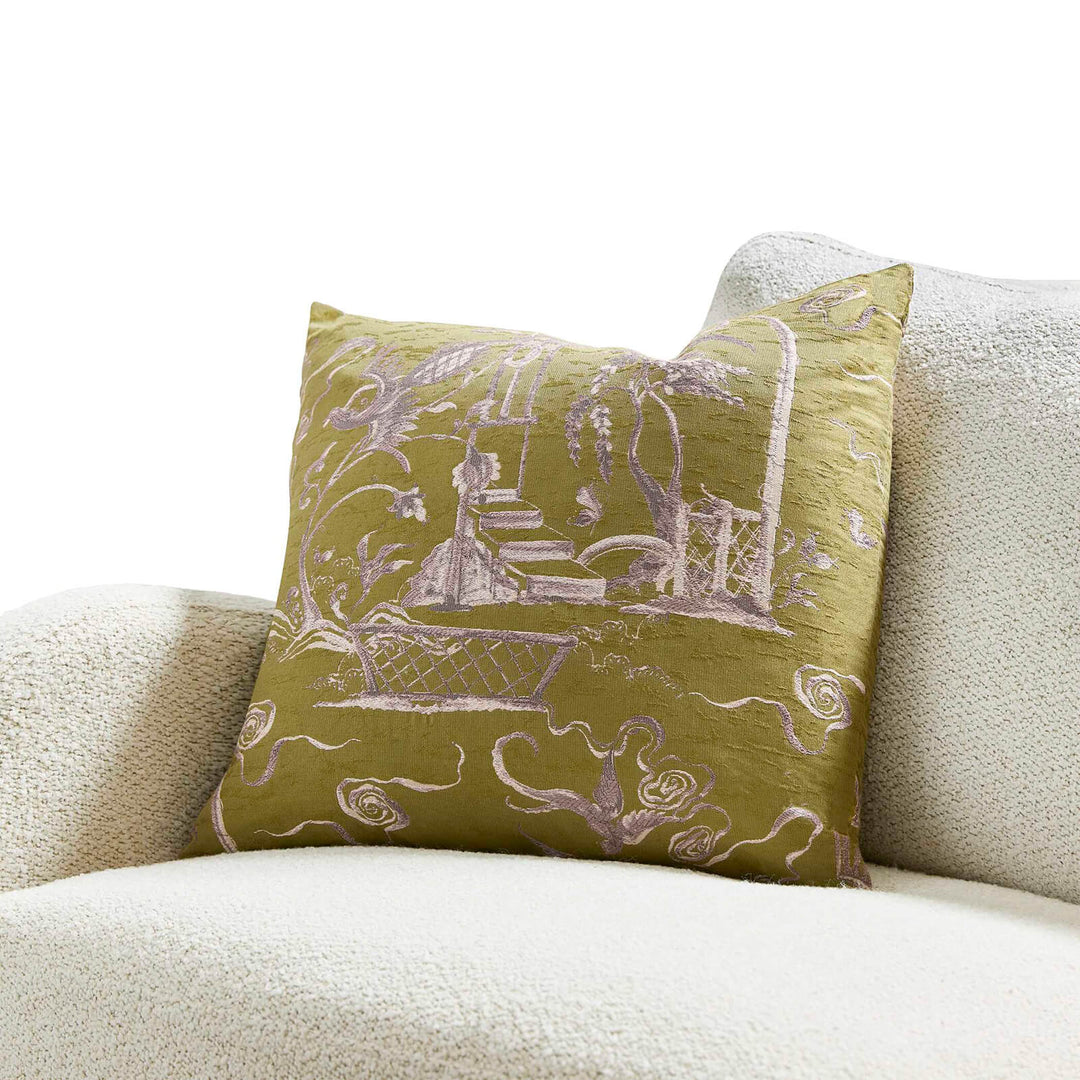 Vintage Folly Cushion - Olive