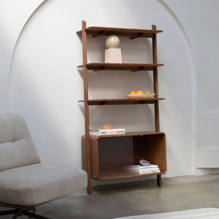 Rise Shelving Unit - Walnut Zuiver 2