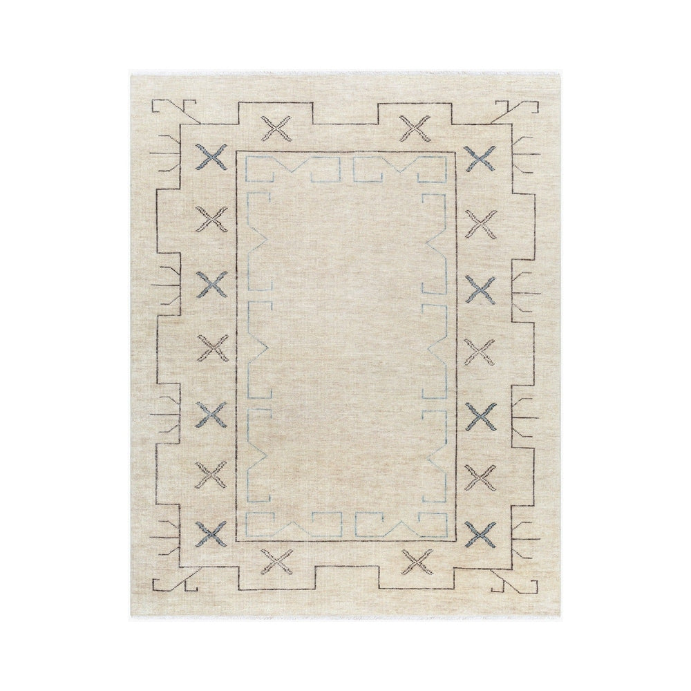 Riviera Hand Knotted Rug - Light Neutral Keiichi 1