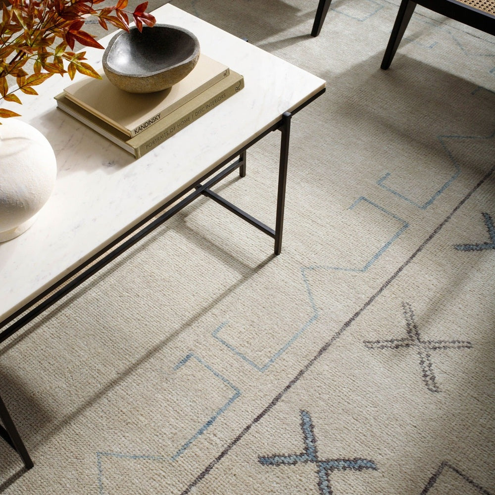 Riviera Hand Knotted Rug - Light Neutral Keiichi 3