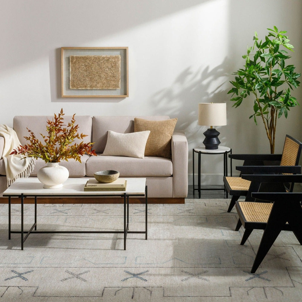 Riviera Hand Knotted Rug - Light Neutral Keiichi 4