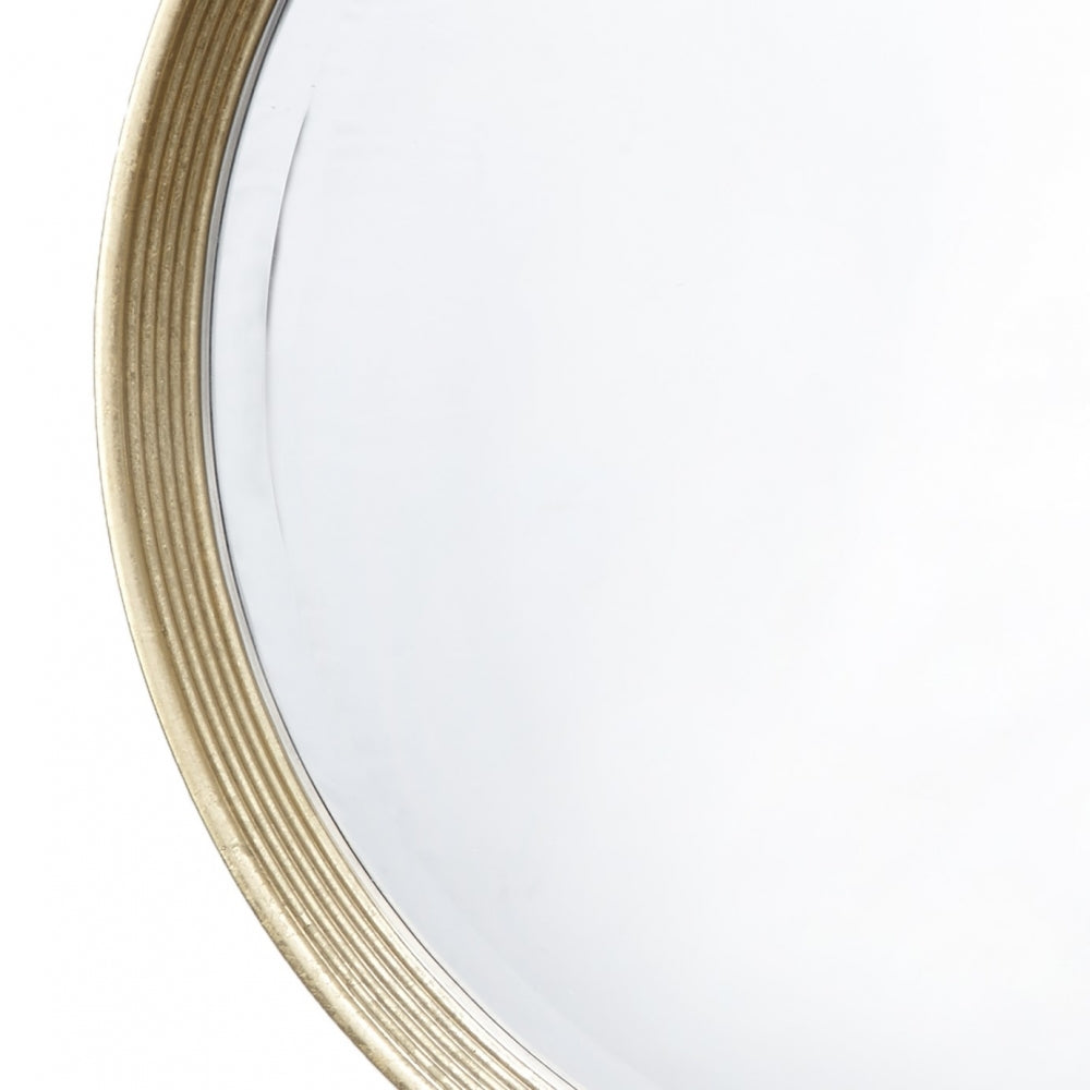 RV Astley Lana Mirror Antique Brass Round