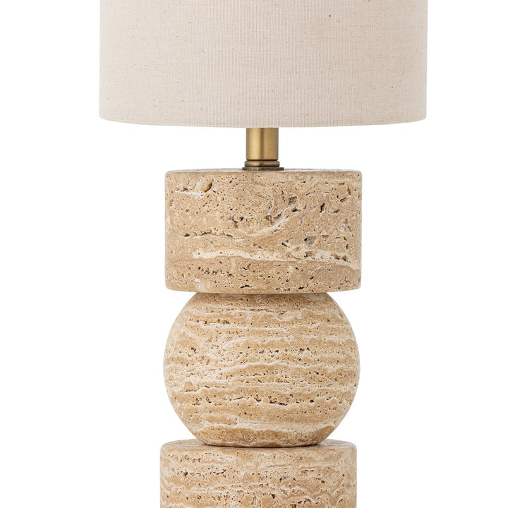 Marci Travertine Table Lamp