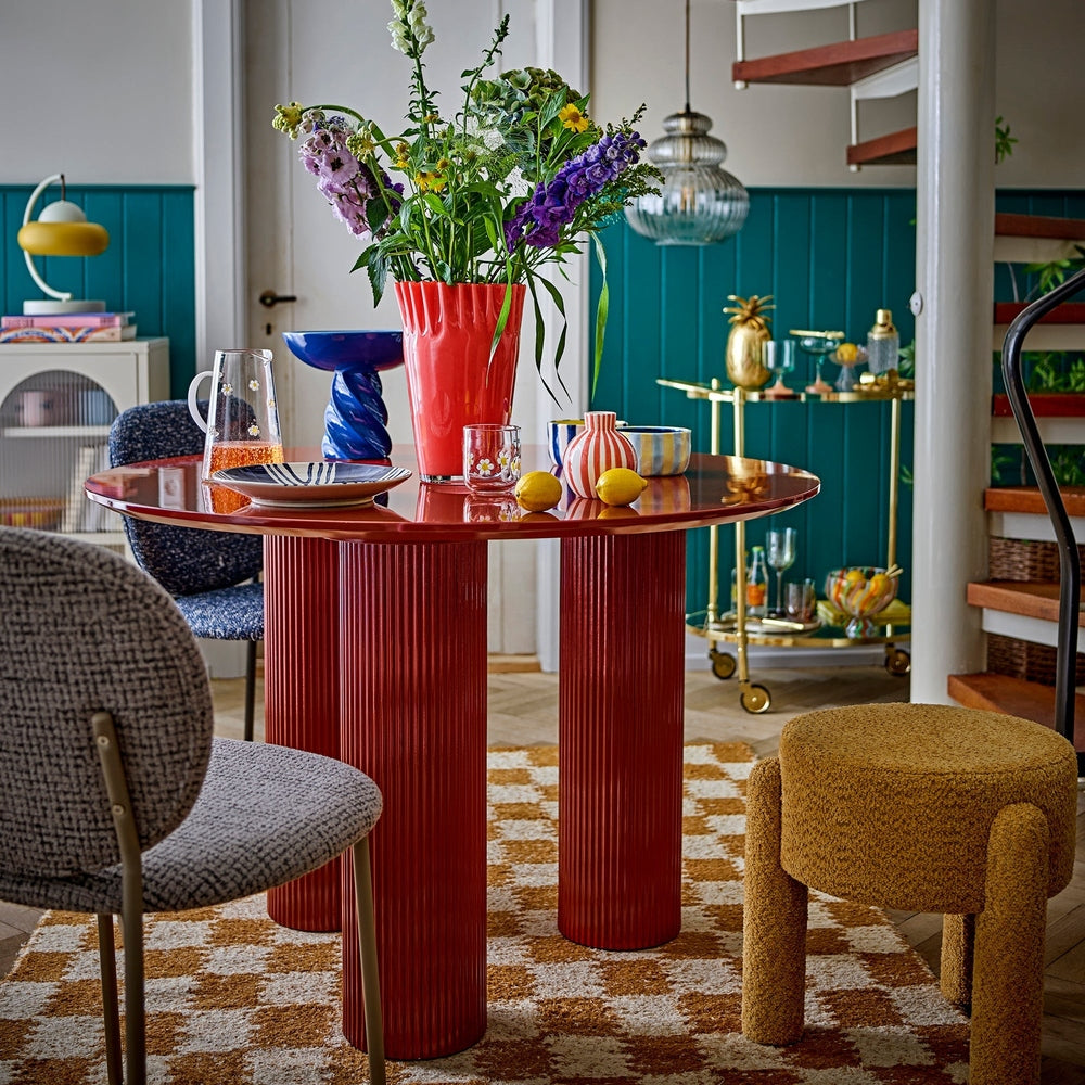 Della Dining Table 110cm - Red
