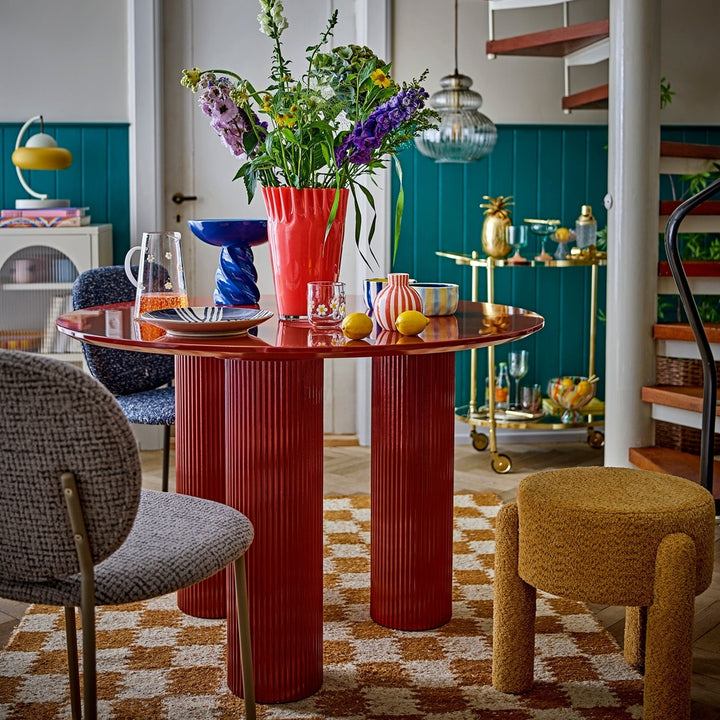 Della Dining Table 110cm - Red