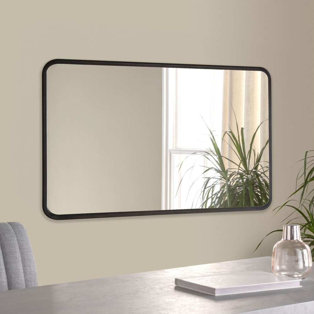 Olivia's Nebula Mirror in Rich Wenge