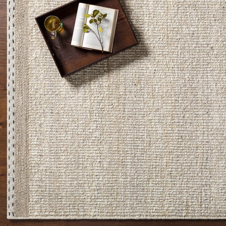 Sadie Hand Woven Rug - Beige Keiichi 4