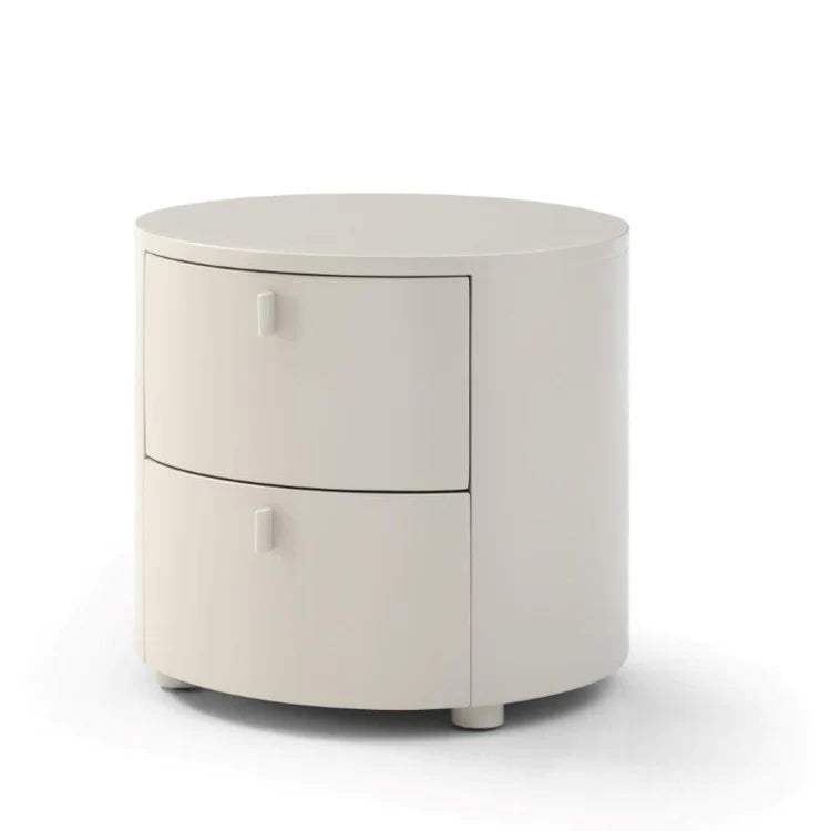 Tommy Franks Sims Bedside Table in Matte Beige