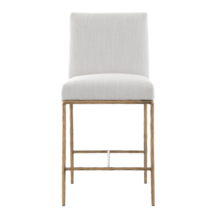 Sloane Counter Stool - Aged Brass Keiichi 1