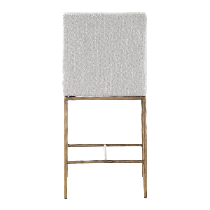 Sloane Counter Stool - Aged Brass Keiichi 5