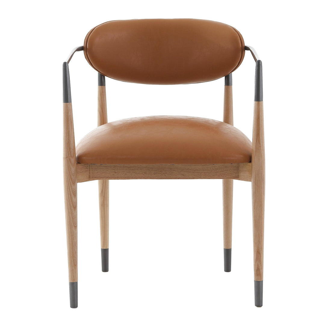 Soho Dining Chair - Natural & Bronze Keiichi 1