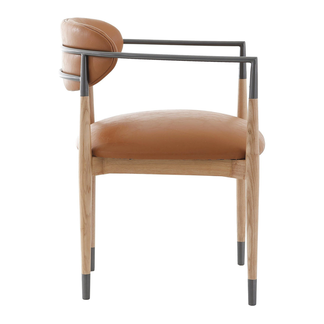 Soho Dining Chair - Natural & Bronze Keiichi 4