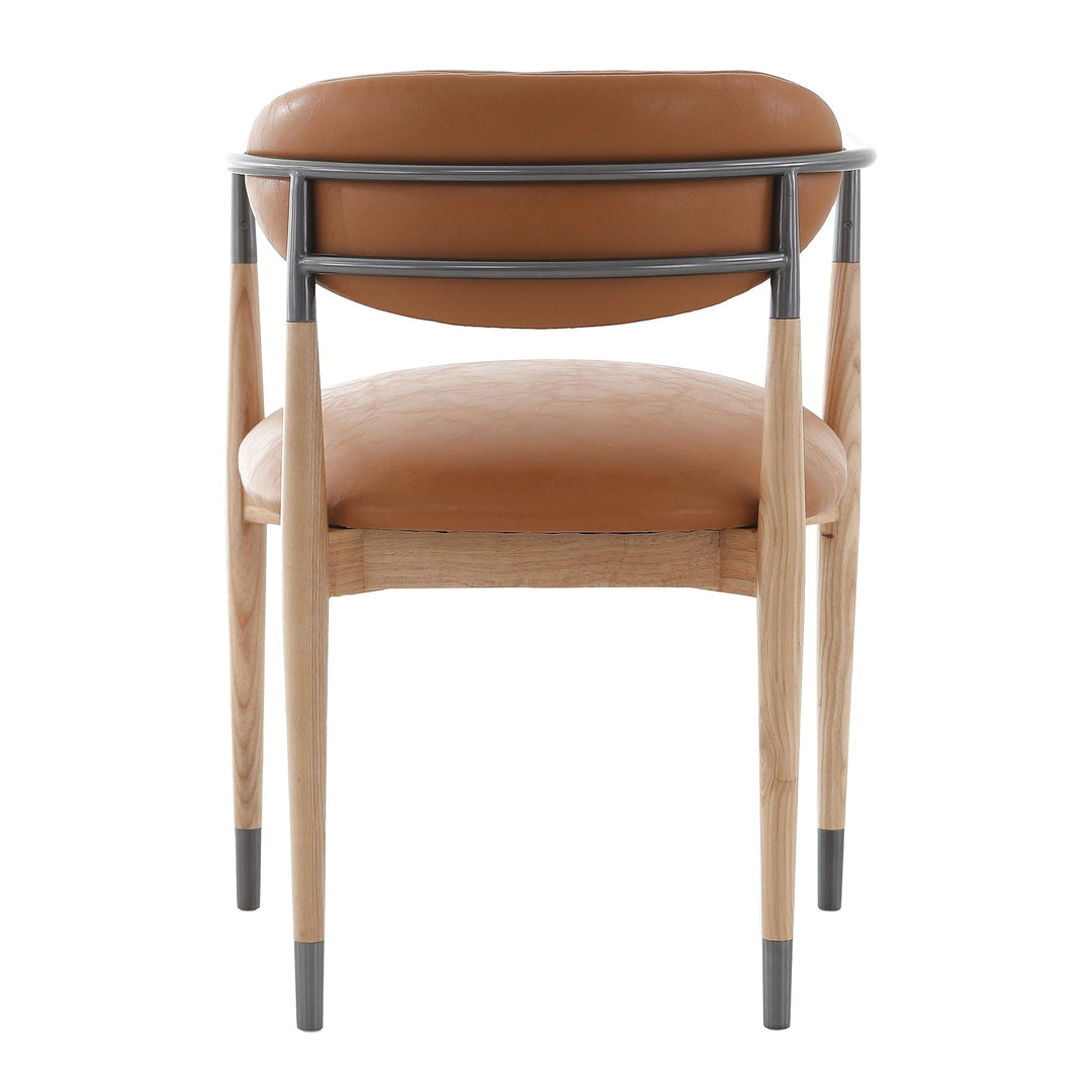Soho Dining Chair - Natural & Bronze Keiichi 5